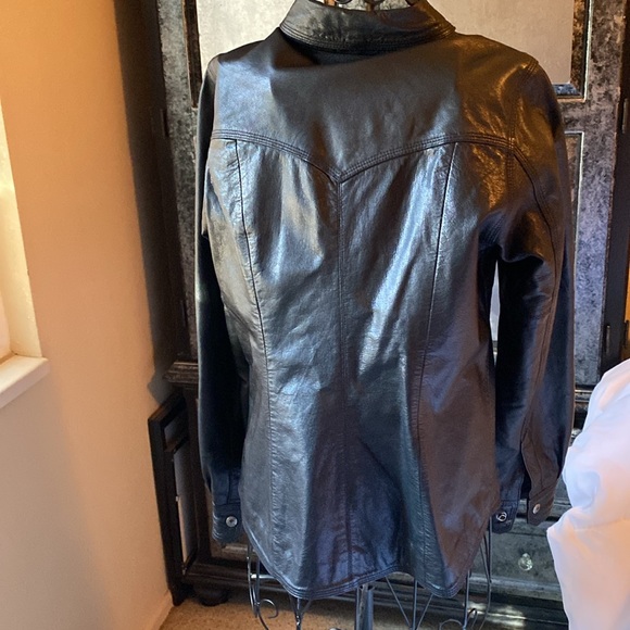 Harley-Davidson Black Leather Jacket - Picture 6 of 9